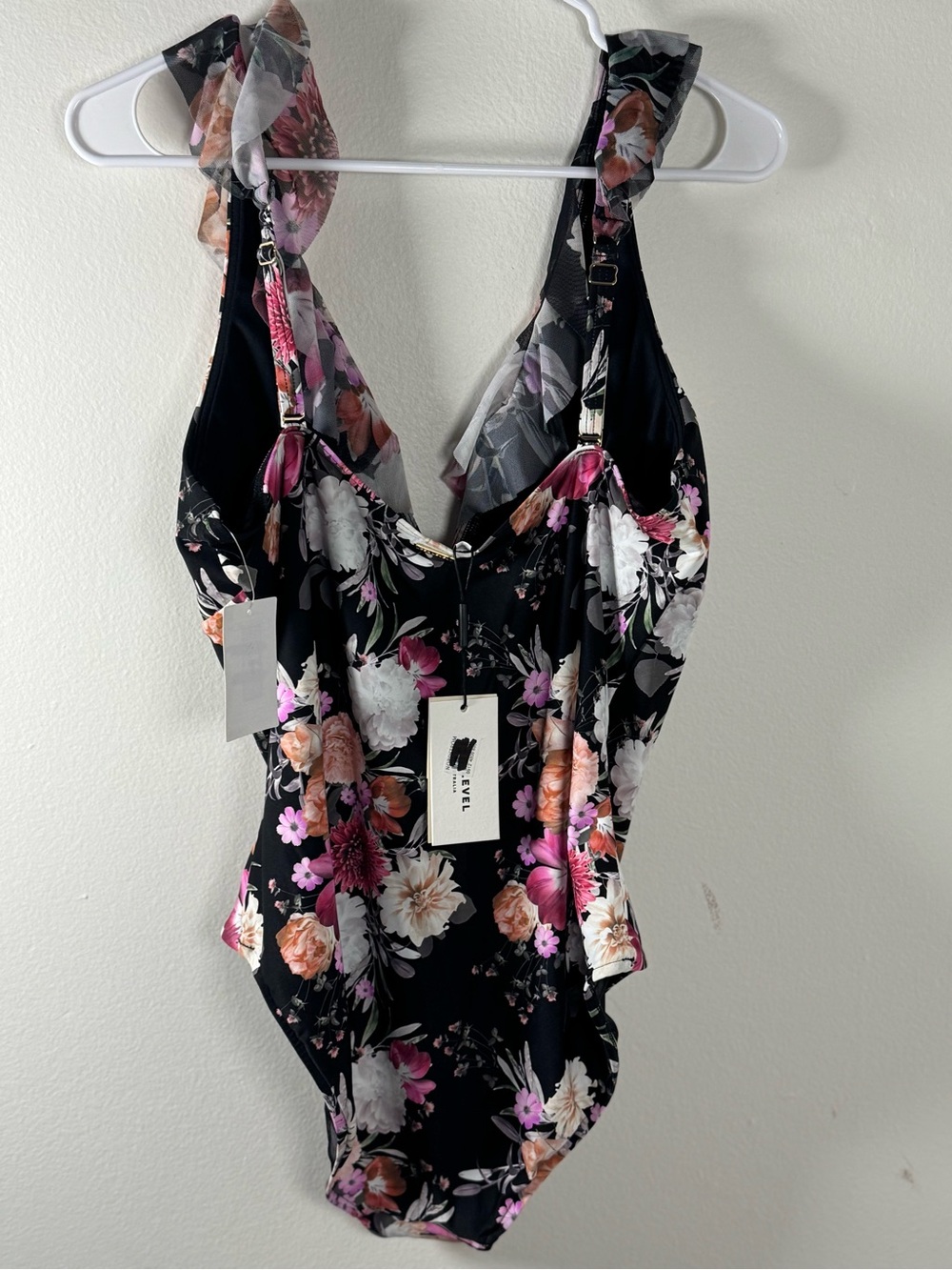 NWT Sea Level Swim Belle Ruffle Floral Swimsuit One Pieces Size 12 - Picture 12 of 15
